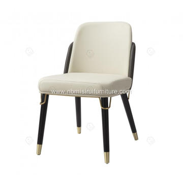 Italian light luxury solid wood dining Turri chair